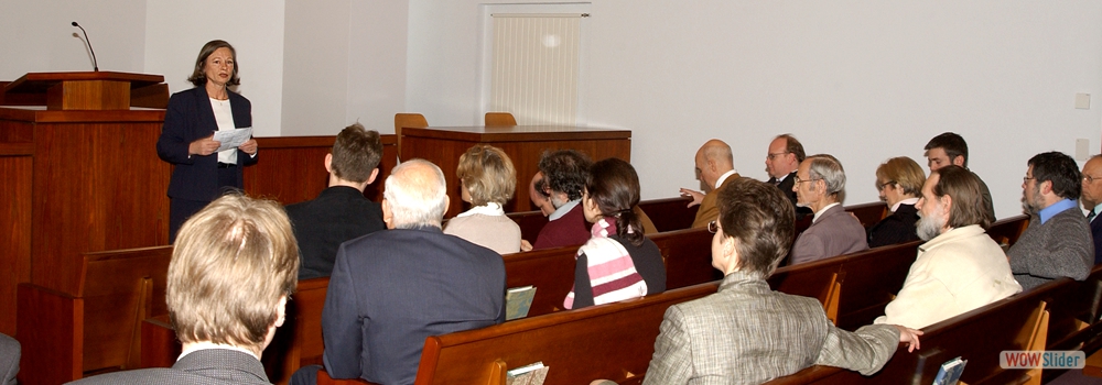 Visite du CLIMS et présentation de l'Eglise des Saints des Derniers Jours - avril 2004
