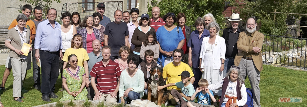 Rencontre interrelieuse organisée par le CLIMS au jardin Yokonoen de Mahikari - mai 2013